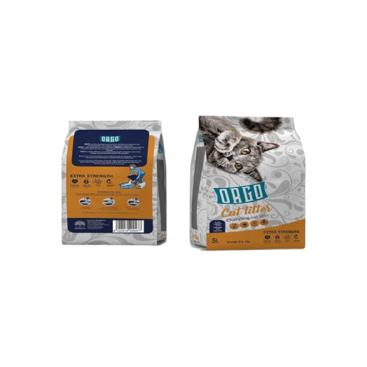Orgo Clumbing Cat Litter Jasmine 5 Ltr