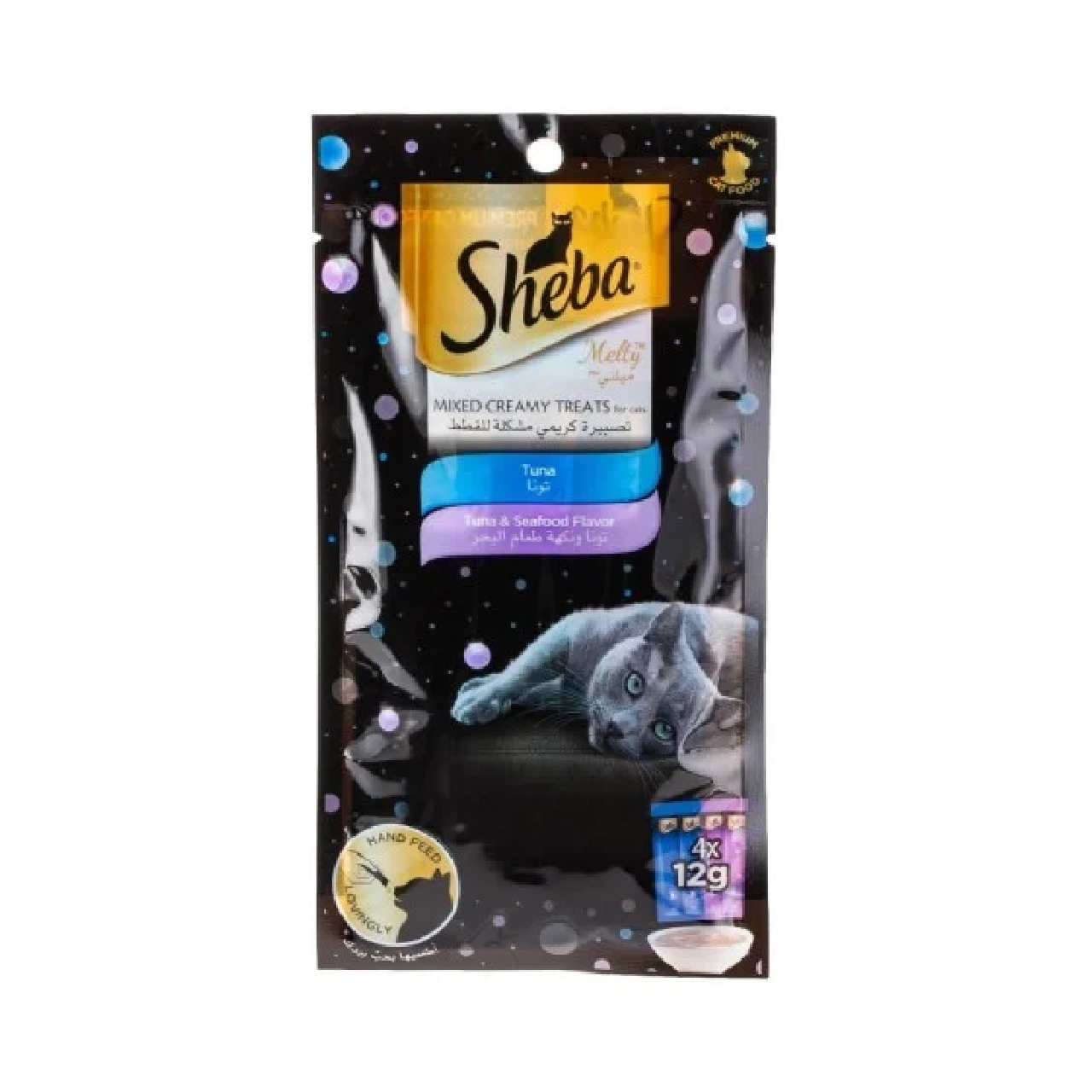 Sheba Cat Food Melty Tuna Mix Cat Treats 4*12 gm
