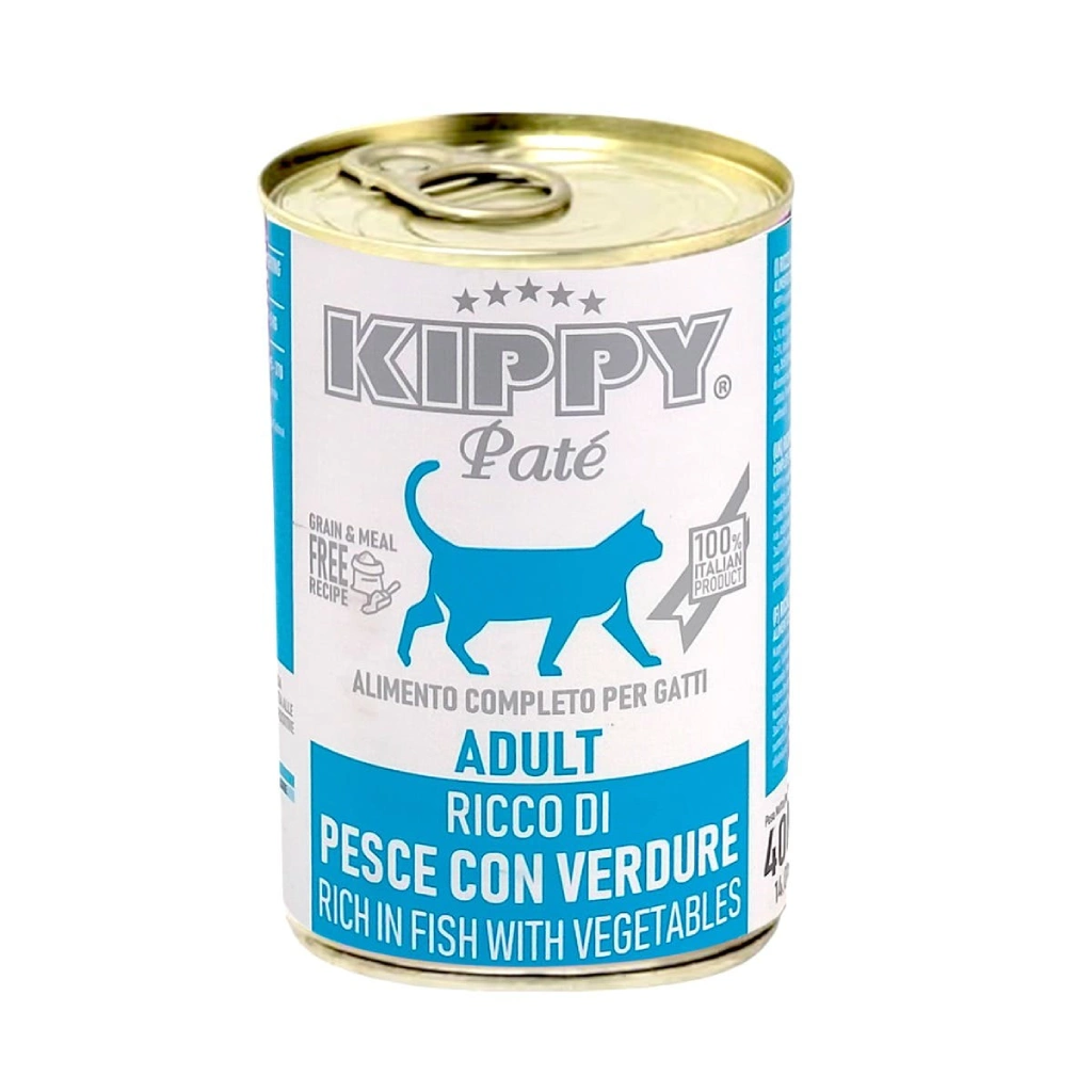 Kippy Pate Adult Cat Rich In Fish And Vegetables 400gm