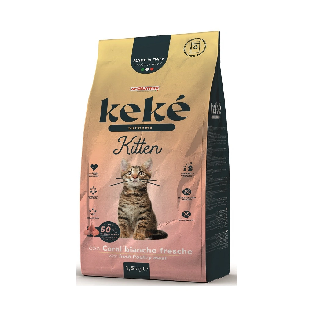 Keké supreme cat kitten white meat 1.5 kg