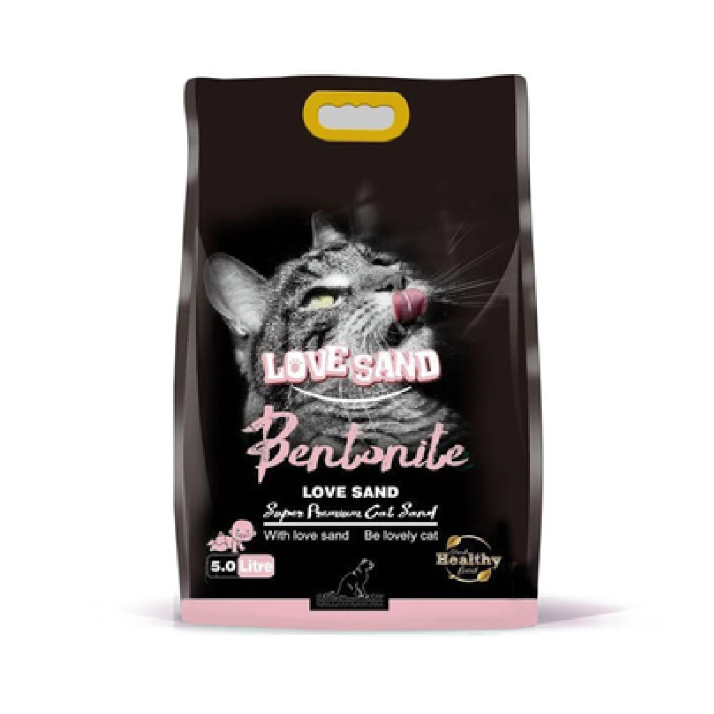 Love Sand Bentonite Clumping Cat Litter 5L baby powder