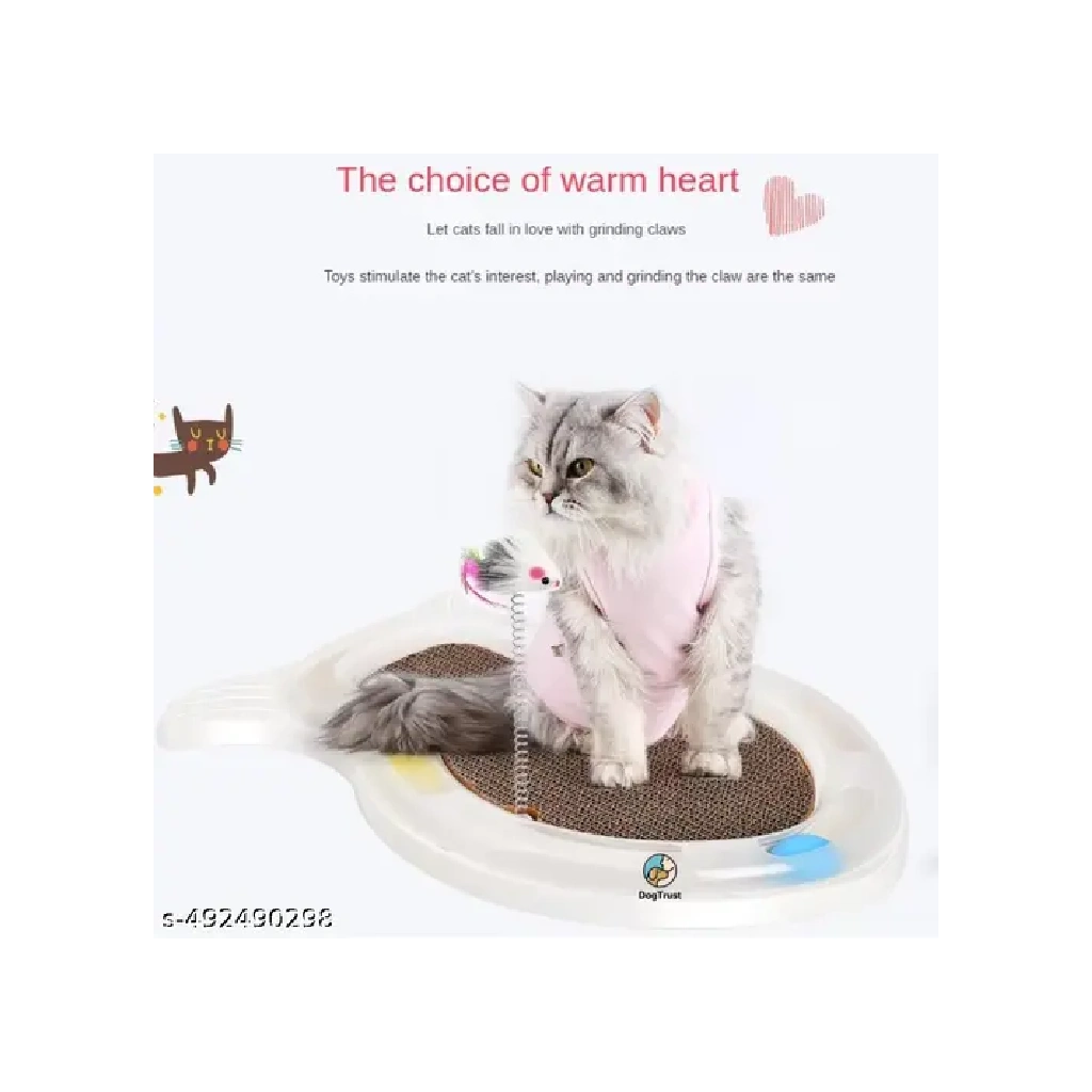 Cat Toy Running Track / Scratch Board for Cats