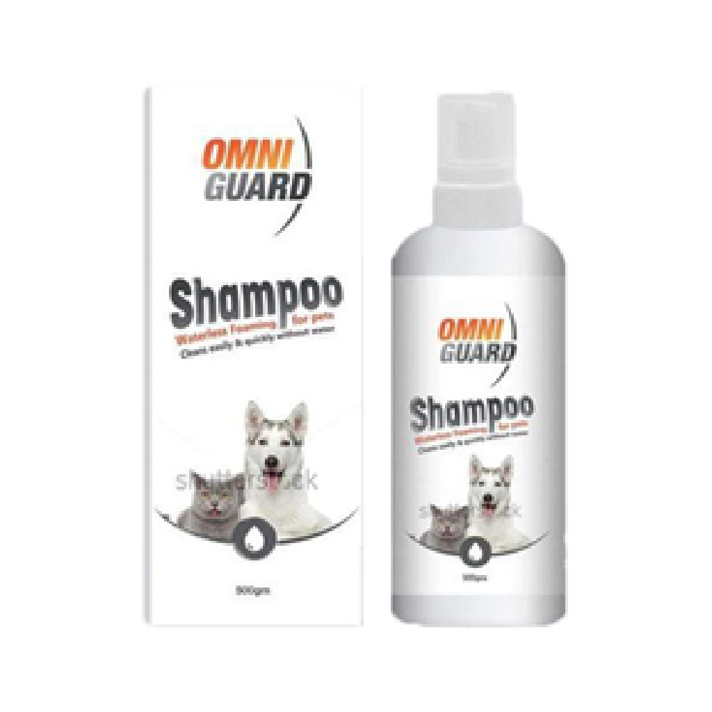 Omni Guard Foaming 250ml Waterless shampoo for Cats & Dogs