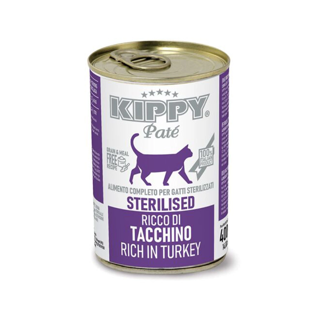 Kippy Cat Pate Sterilised Rich in Turkey 400 g