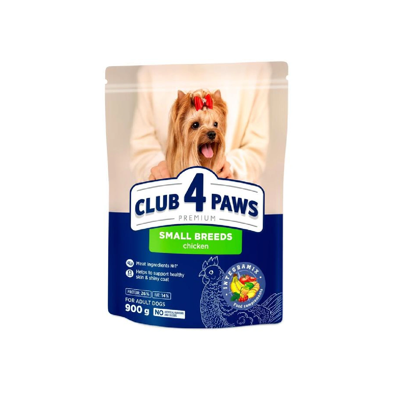 Club 4 Paws Dog Dry Food For Small Bread 900 gm