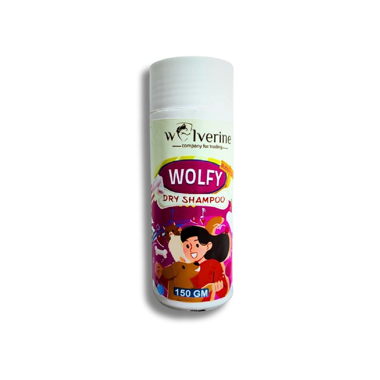 Wolverine Wolfy Powder Dry Shampoo Bubble Gum 150 Gm