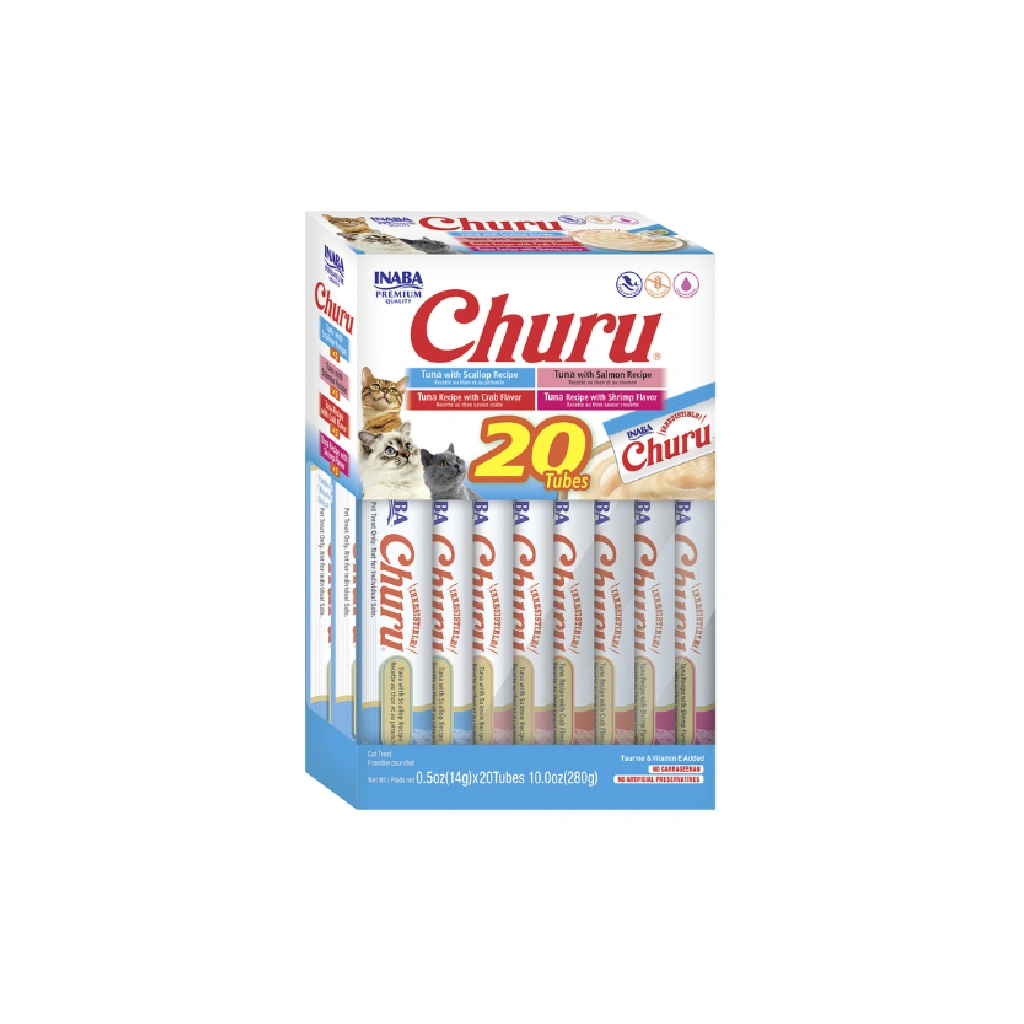Inaba Churu Tuna Seafood Variety 20PCS/PK