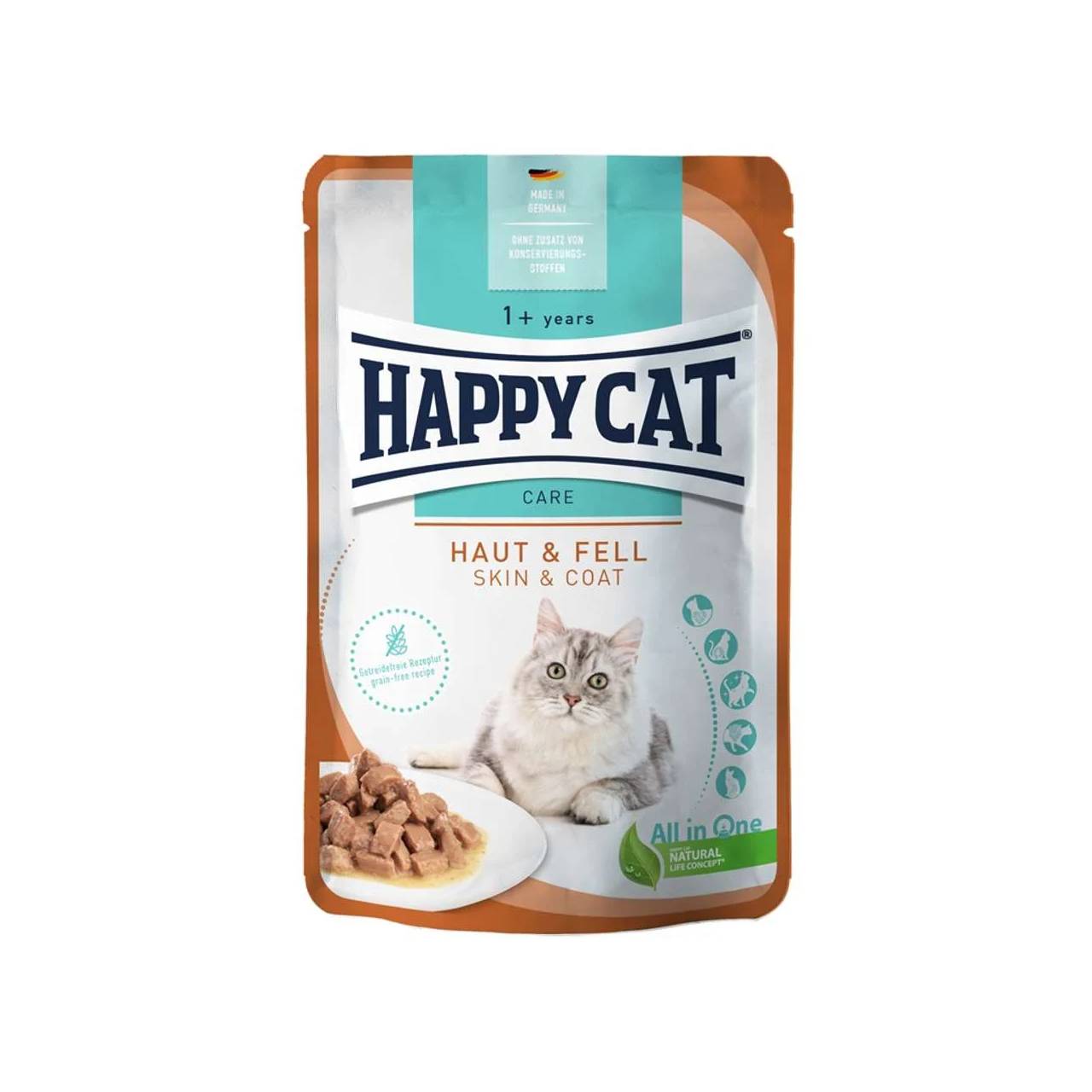 Happy Cat Sensitive Skin & Coat  pouch 85g