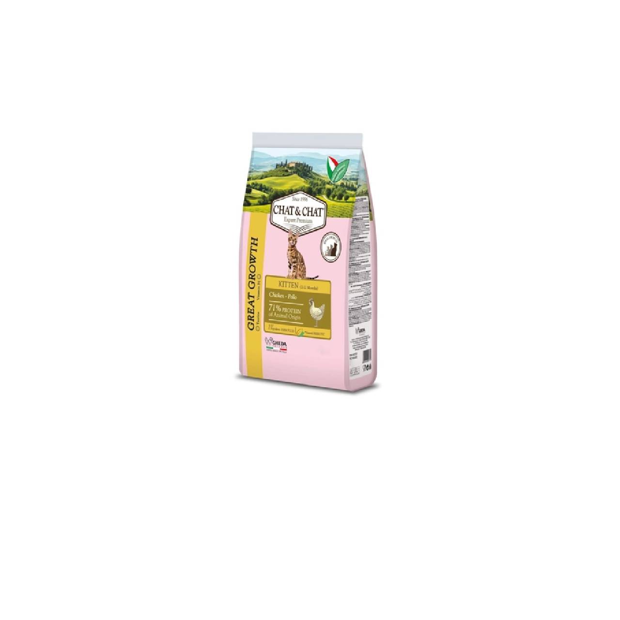 Chat & Chat Kitten Rich in Chicken Dry Food 14 Kg