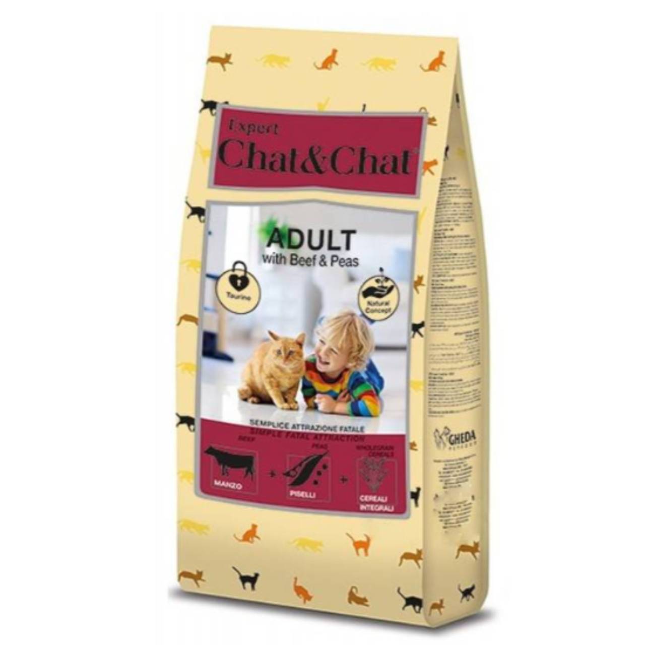 Chat &Chat Adult With Beef & peas 2 kg